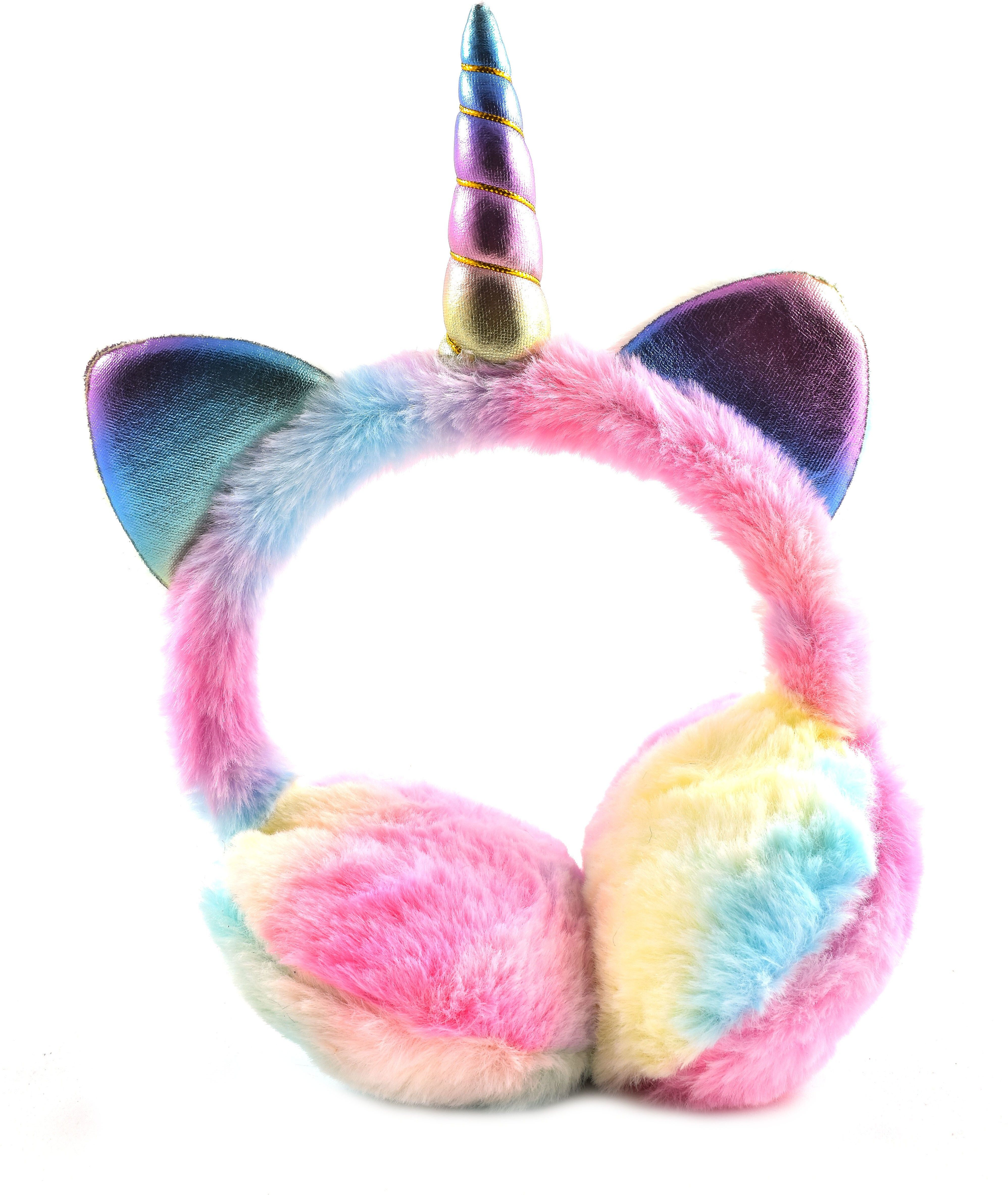 Latest Style Cute Winter & Outdoor Adjustable Ear Muffs Ear Warmer Unicorn Style for Girls and Women Ear Muff-image-33