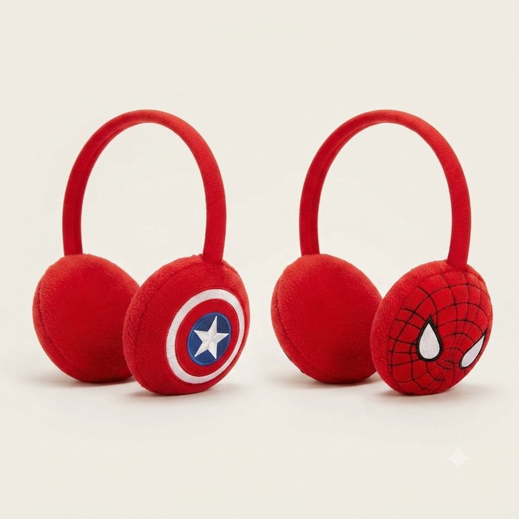 Kids' Super Hero Character Winter Earmuffs for Boys & Girls Ear Muff-image-38