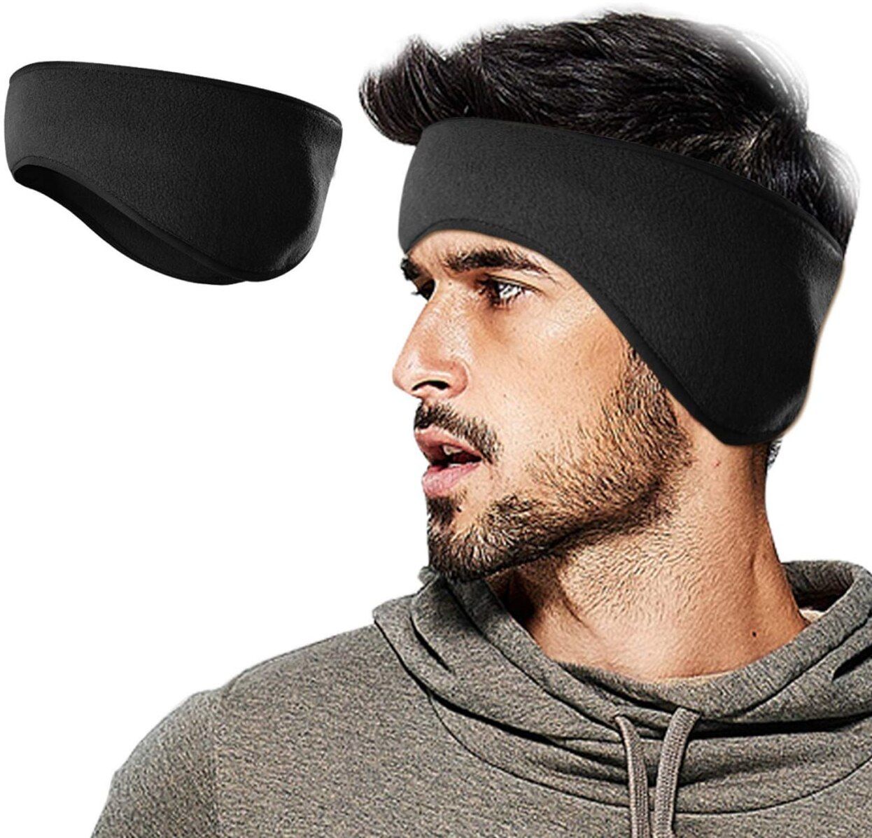 libra Winter Headband Fleece Ear Warmers Muffs for Men Women Kid Running Yoga Skiing Ear Muff-picture-24