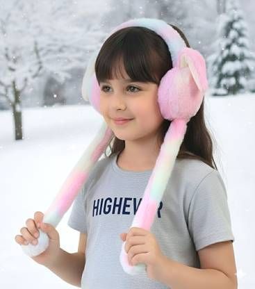 makqueen Cute jumping rabbit with chuchu sound boys earmuffs for kids Ear Muff-picture-13