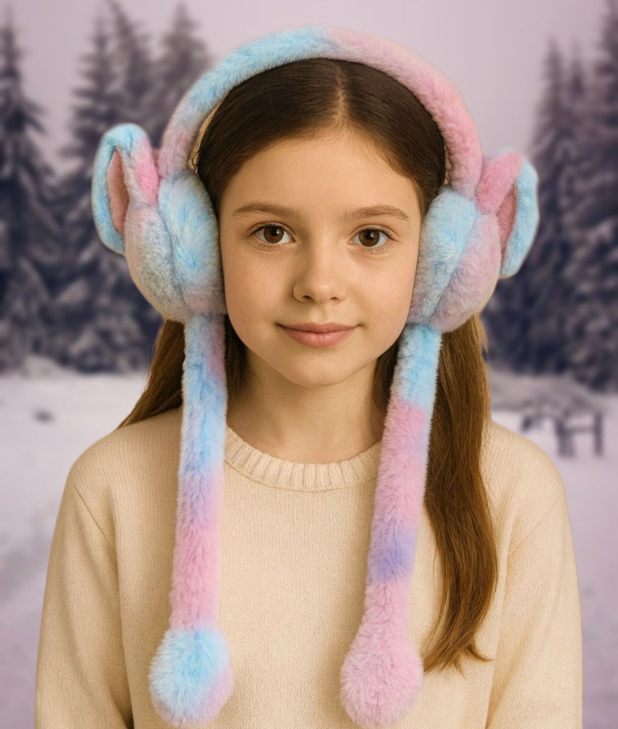 qeucreation Cute jumping rabbit with chuchu sound boys earmuffs for kids girls (RANDOM COLOR Ear Muff-picture-18