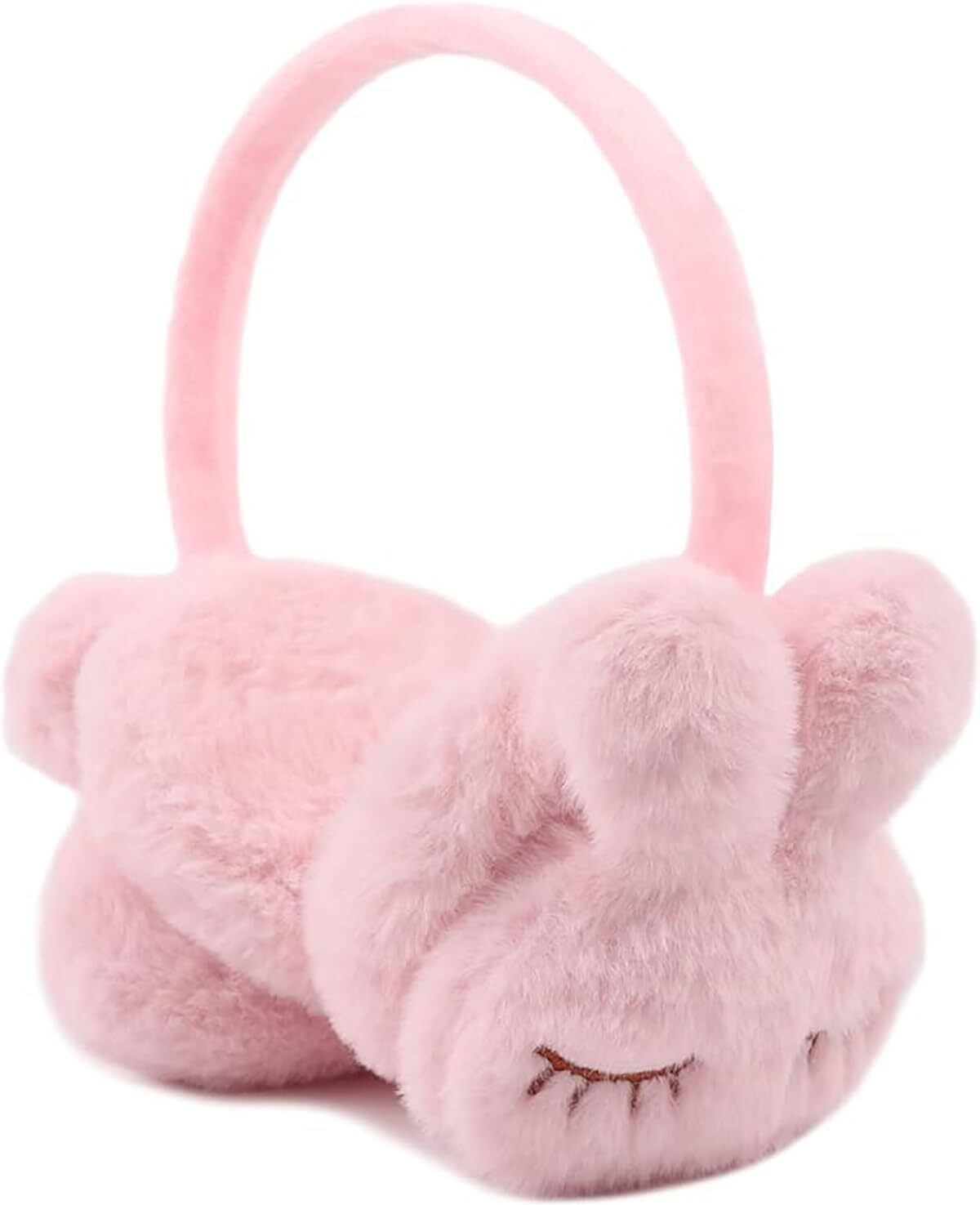 adorazone Girl's Winters Ear Muffs/Ear Warmer & Hair Accessory (Pink) Ear Muff-picture-16
