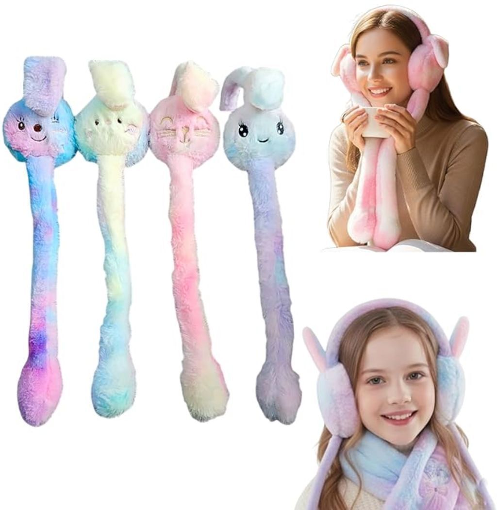 digsmorden Girls Moving Earmuffs with Jumping Bunny Ears & Sound Ear Muff-picture-20