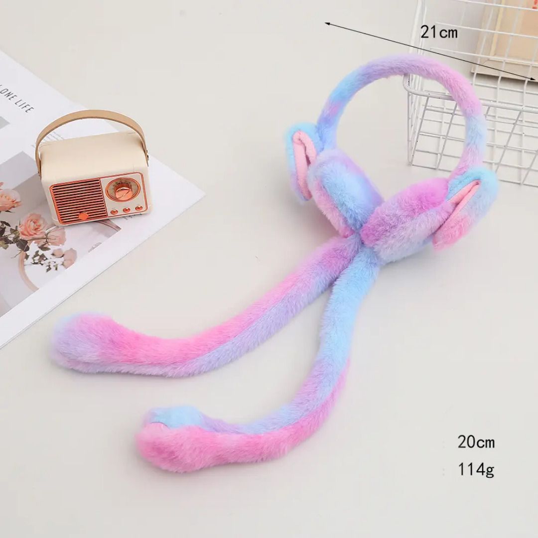 blackrod Cute Winter Ear Covers with Chuchu Rabbit Sound Rabbit Earmuffs Ear Muff-picture-10