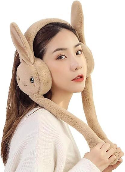yuva's lifestyle Premium Warm Bunny Ear Winter Earmuff Ear Muff-picture-46