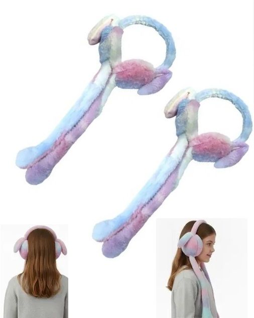 Earmuffs Fluffy Furry Ear Muffs Cute Plush Rabbit Ear Warmers for Winter Ear Muff-image-21