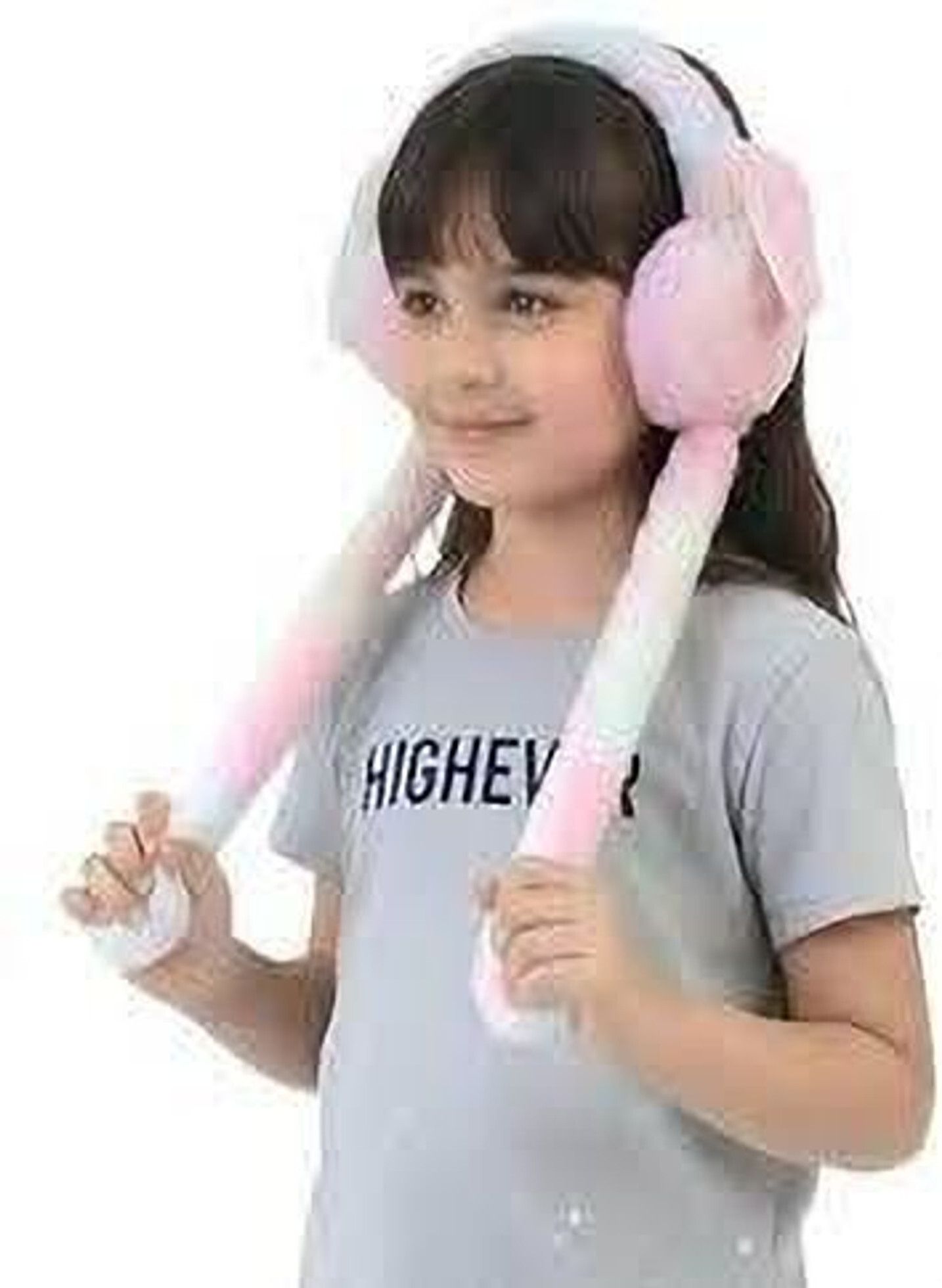 rajwada fabrics Plush Bunny Ear Cold Weather Earmuffs Chuchu Rabbit Sound Ear Muff-picture-28