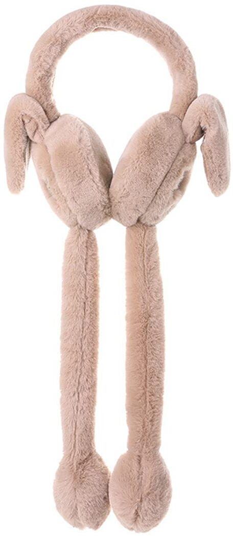 Cute jumping rabbit ear muffs for women girls ( 7 years&above) Moving Ear Muff-image-3