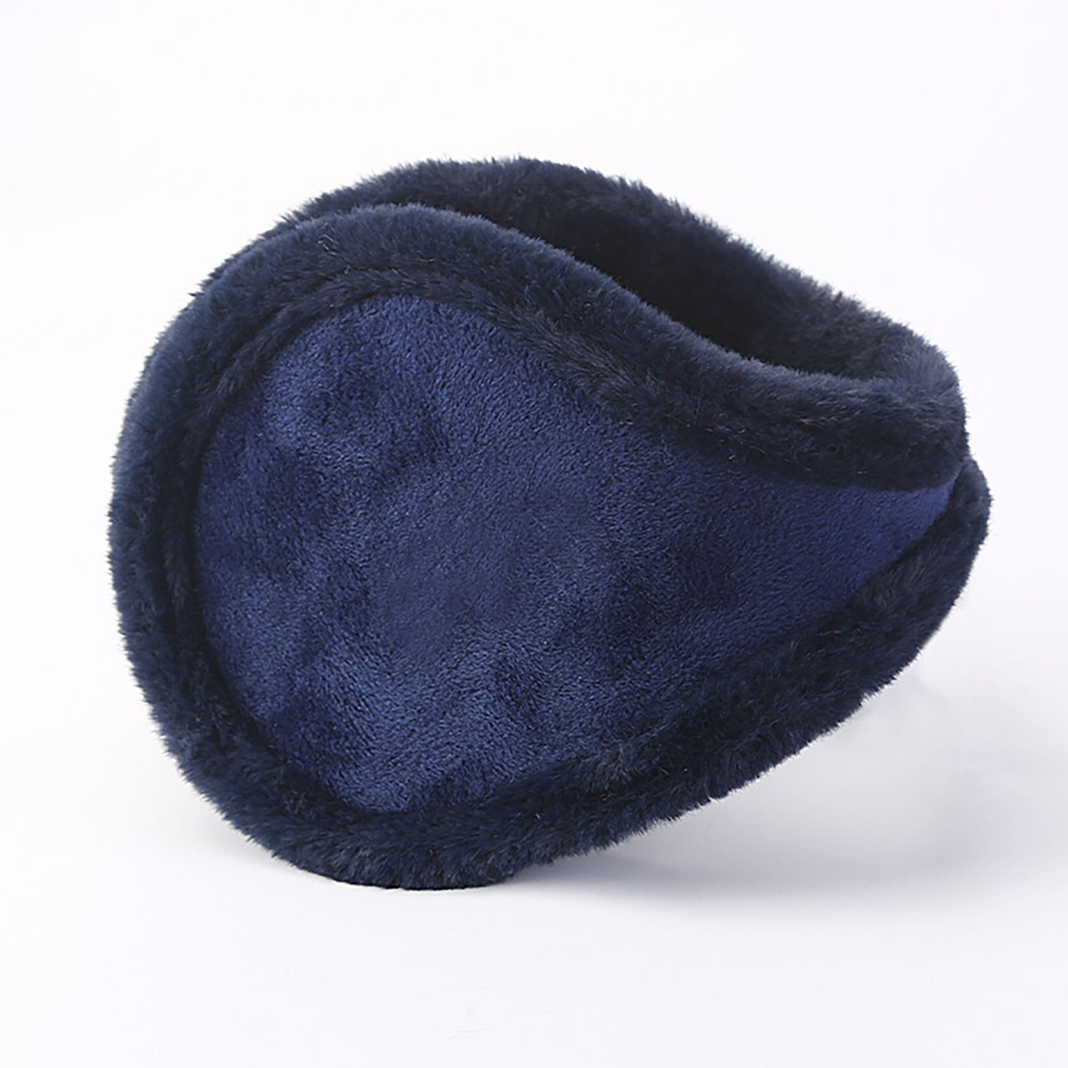 Winter Men's Trendy Warm Earmuffs Thickened Plush Back-Worn Earmuffs Winter Ear Muff-image-1