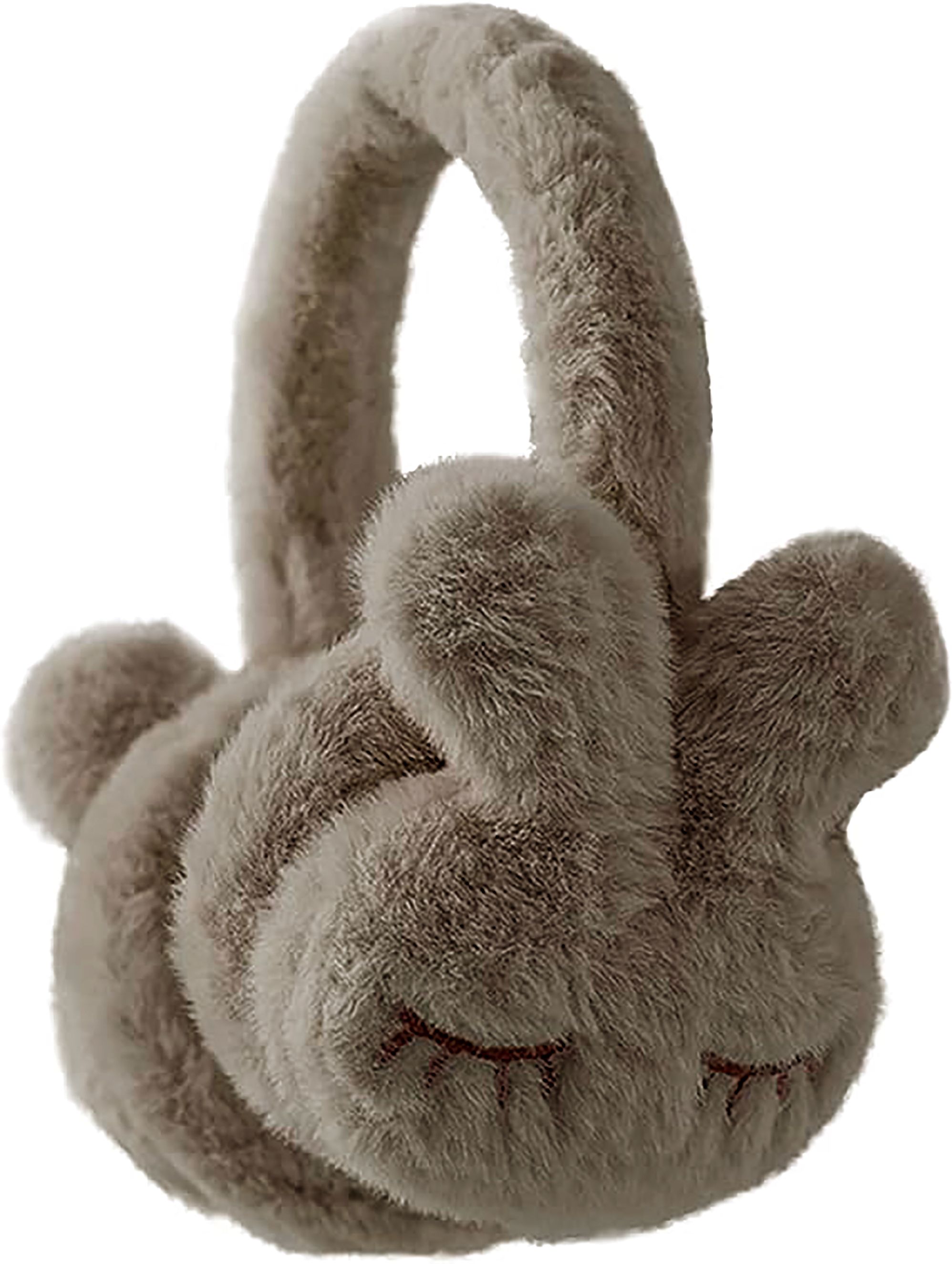 Kids Winter Faux Fur Earmuffs | Fluffy 3D Cat Ear Design | Soft Plush Ear Protec Ear Muff-image-31