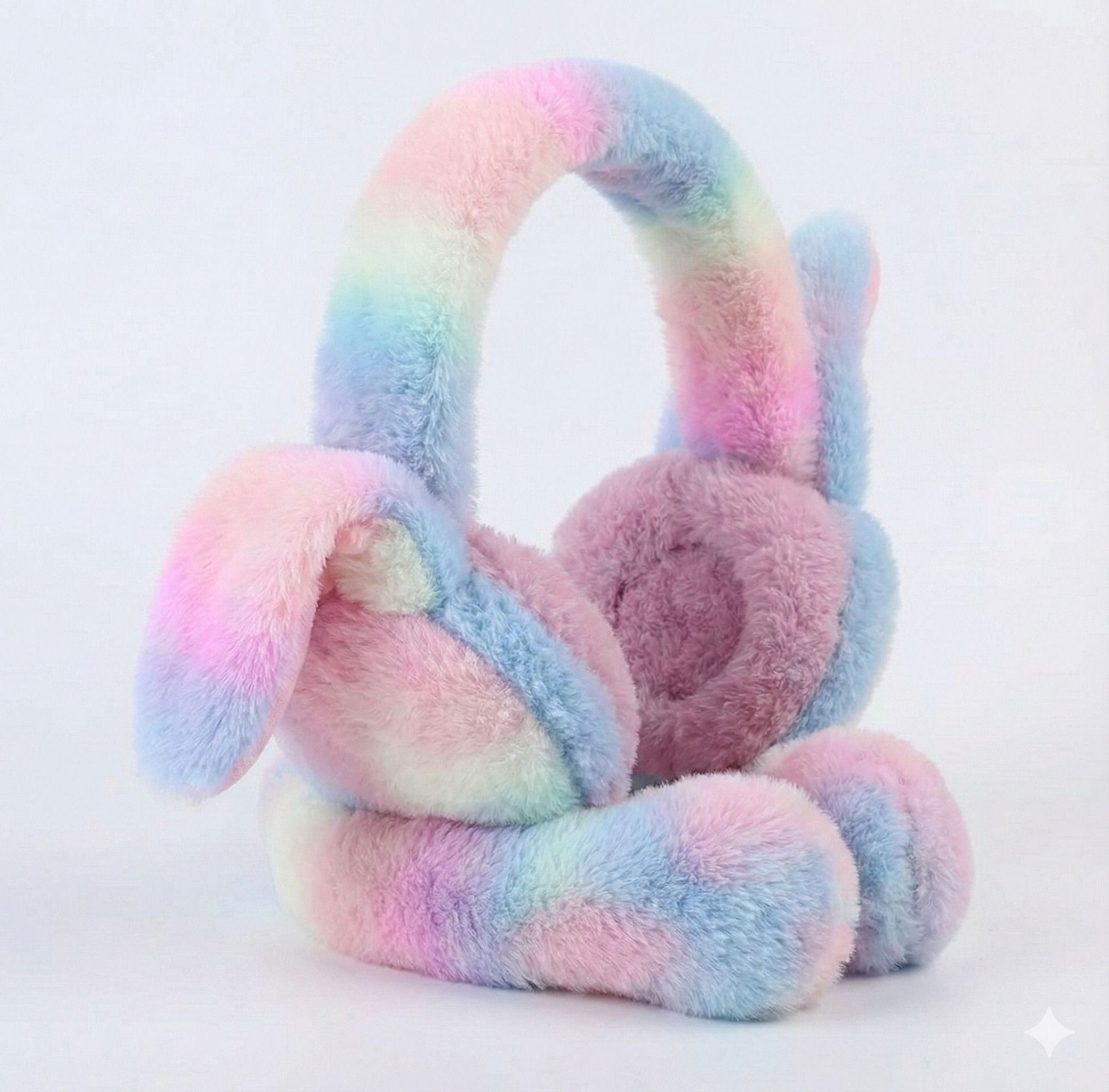 rajwada fabrics Premium Soft Bunny Ear Earmuffs for Women Chuchu Rabbit Sound Ear Muff-picture-26