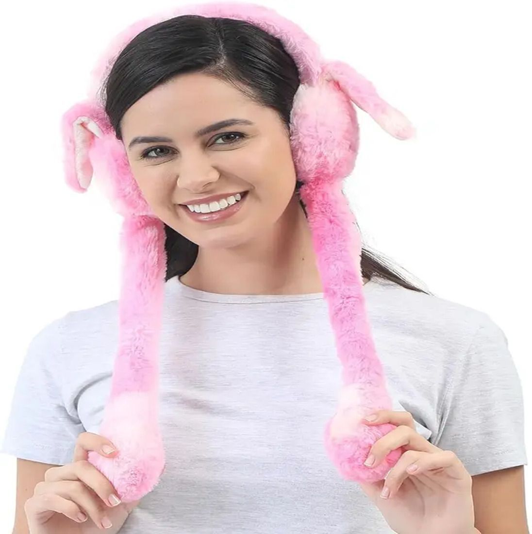 shri ji trader Head Phone Moving Air Pump Earmuff for Girls/Women's Ear Muff Ear Muff-picture-25