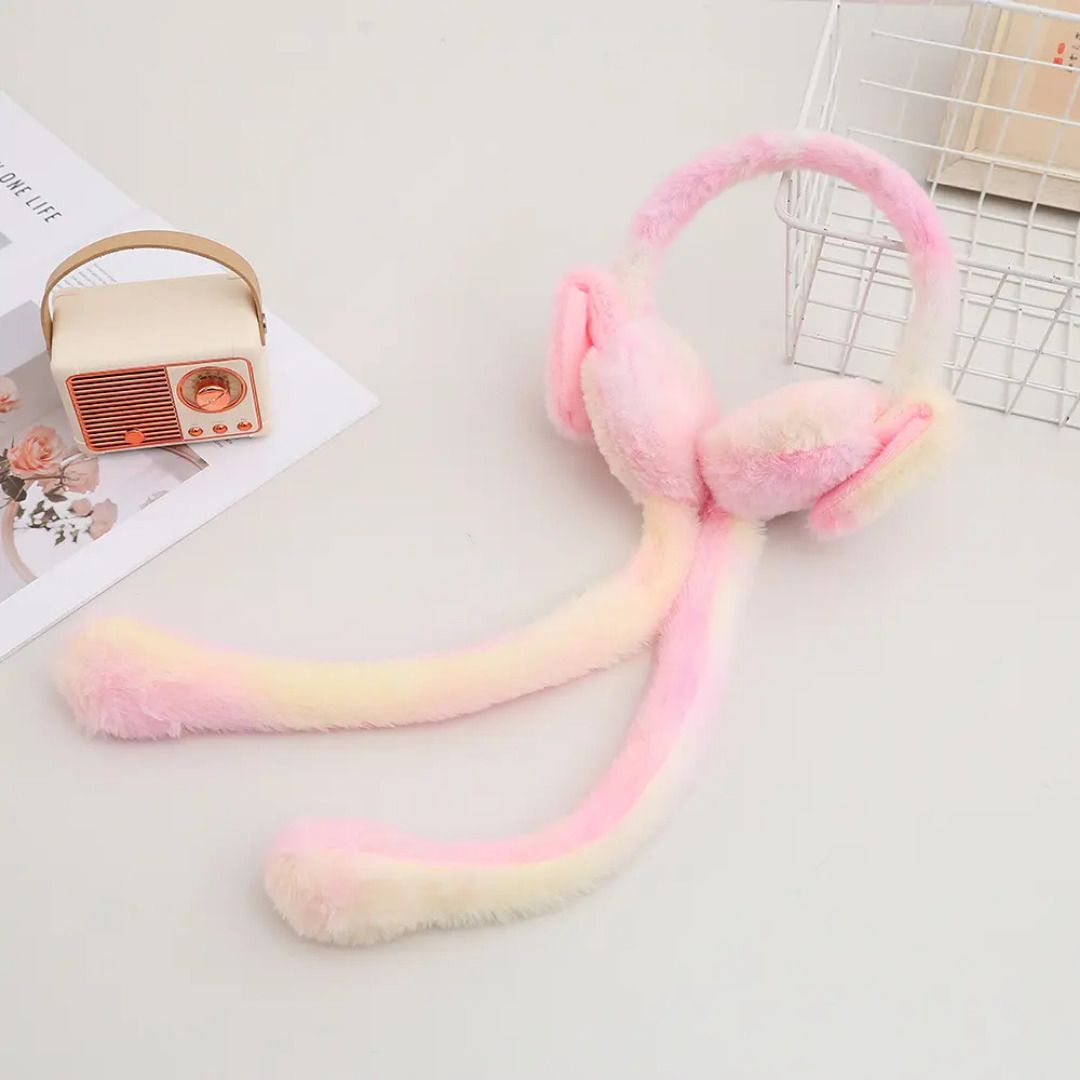 blackrod Fashion Bunny Ear Earmuffs Chuchu Rabbit Sound for Cold Days Ear Muff-picture-6