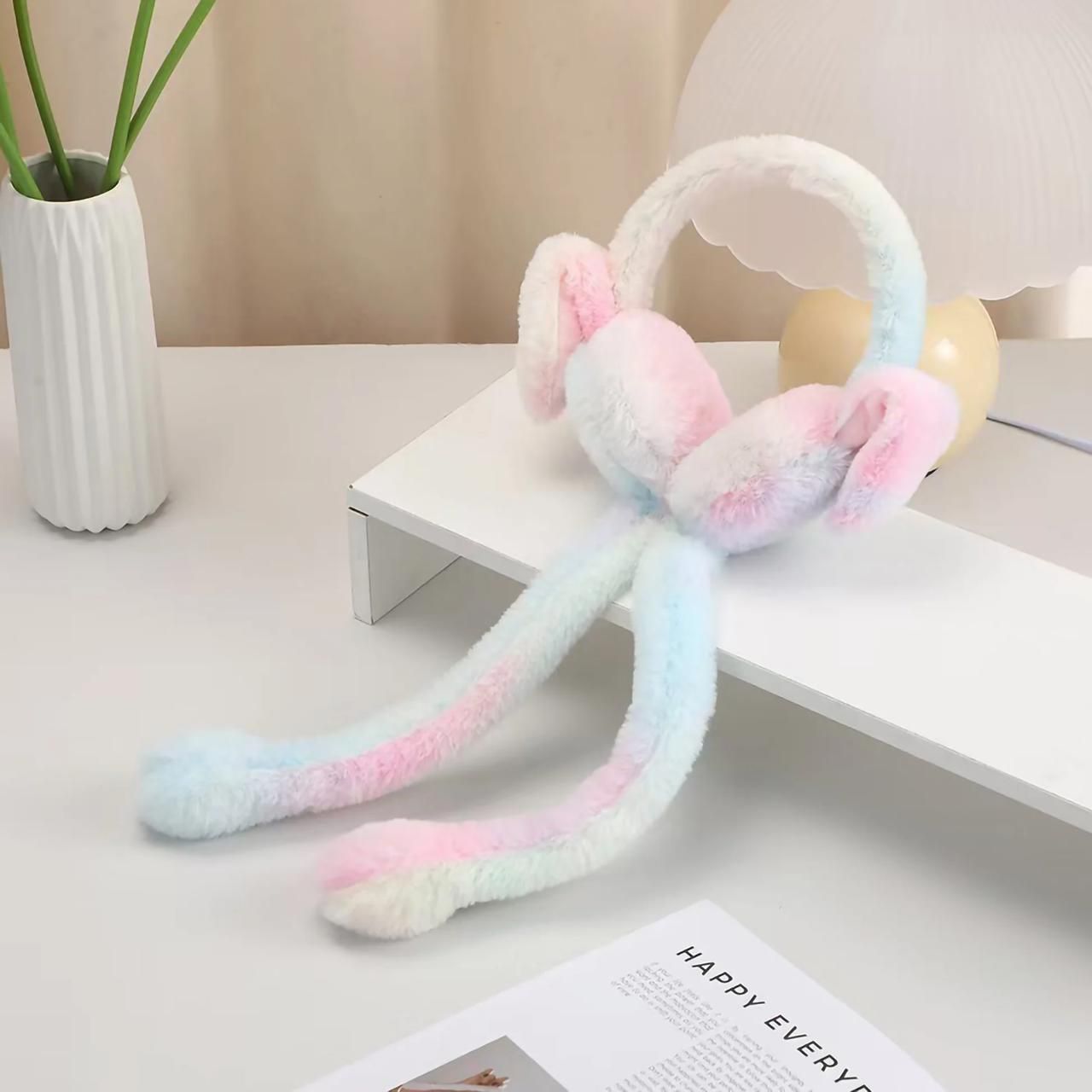 highever rabbit earmuffs for kids girls boys with chuchu sound(4 to12 years) Ear Muff-picture-18