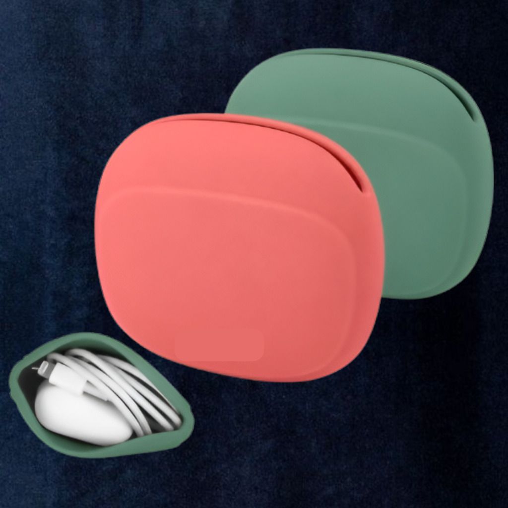 VIRANSH ENTERPRISE Soft Silicone Charging Cable Storage Box for Daily Carry Convenience Earphone Cable Organizer-image-45