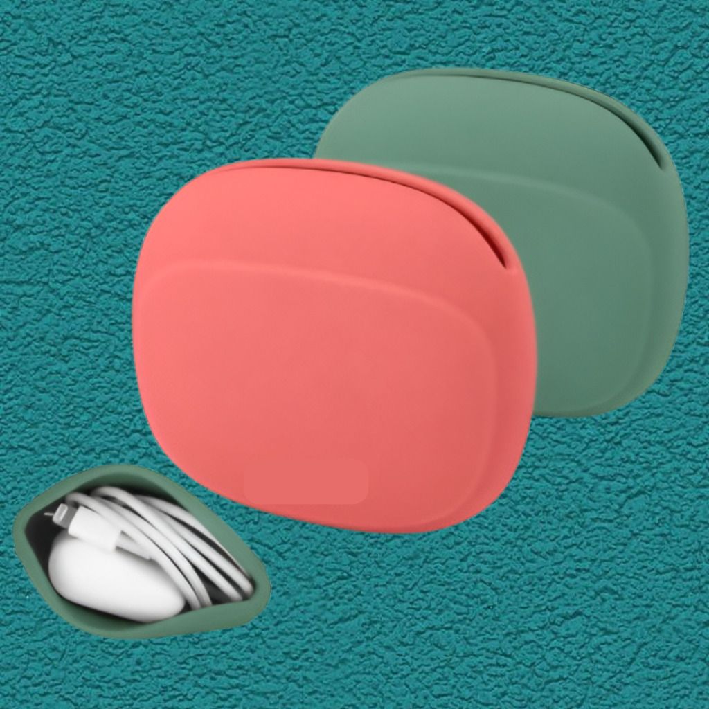 DHYANAMJI Compact Silicone Charging Cable Organizer for Everyday Convenience Earphone Cable Organizer-image-2
