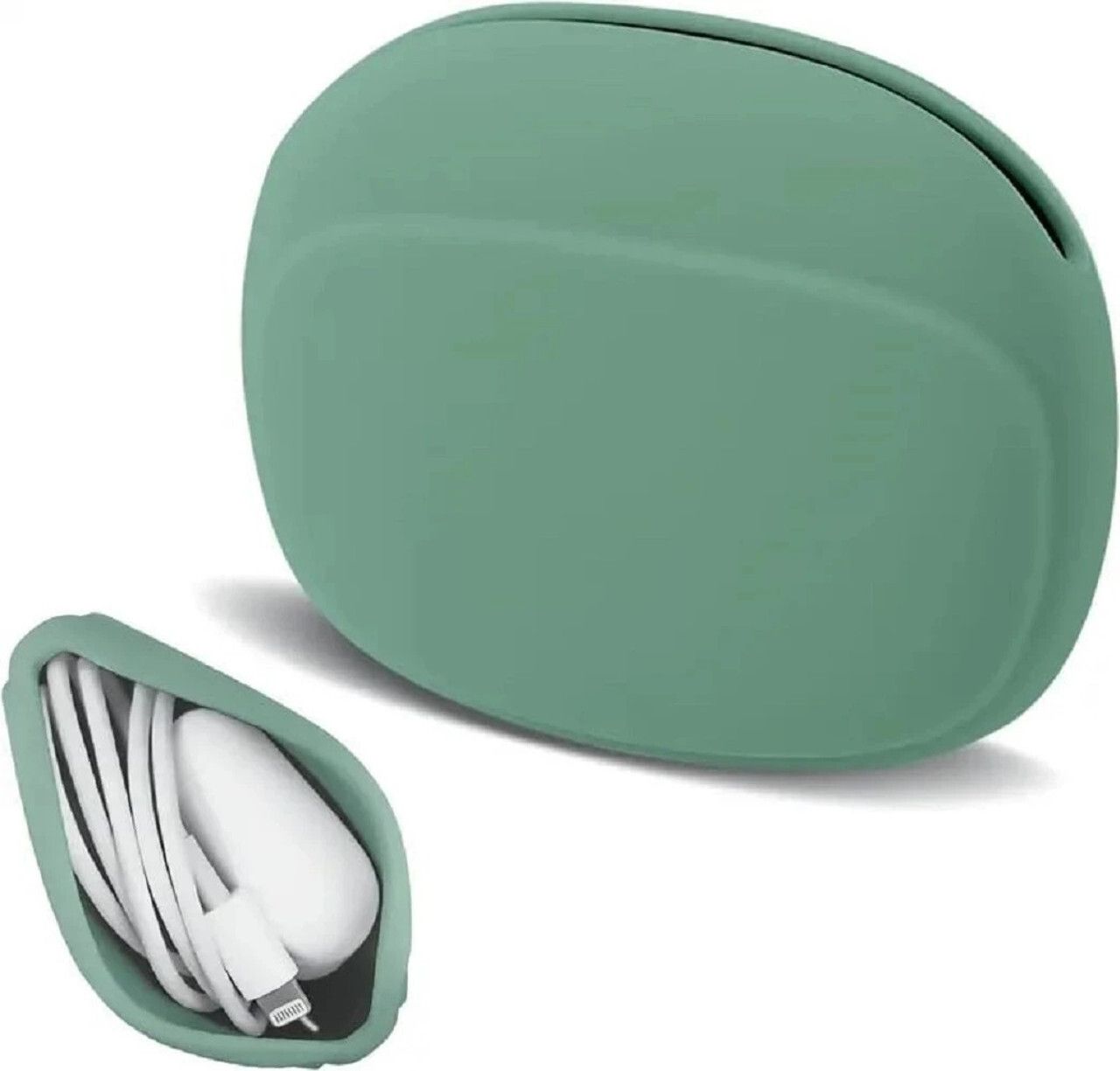 MUTLIOZ Silicone Headphone Organizer Bag Data Cable Storage Case Earphone Cable Organizer-image-10