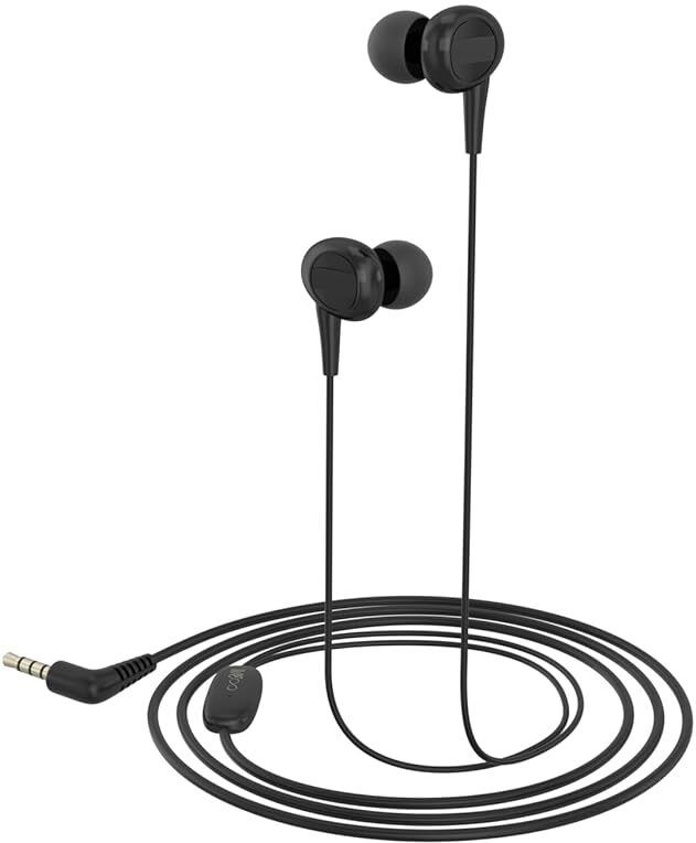 DEVBHOOMI DB - WE02 METALELITE Shimmer in-Ear Wired Earphone with Mic (Black) Earphone Cable Organizer-image-8