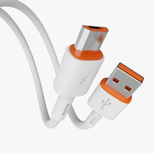 Aptronics USB Cable, White and Orange Earphone Cable Organizer-image-32