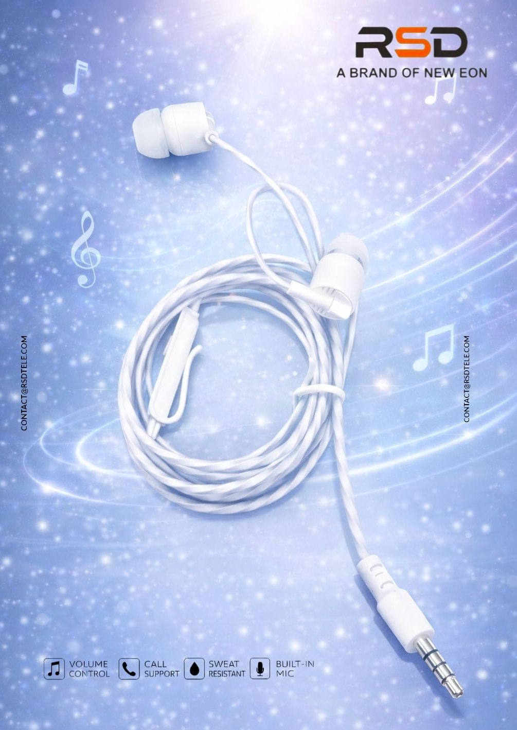 R S D Piano Earphone Cable Organizer