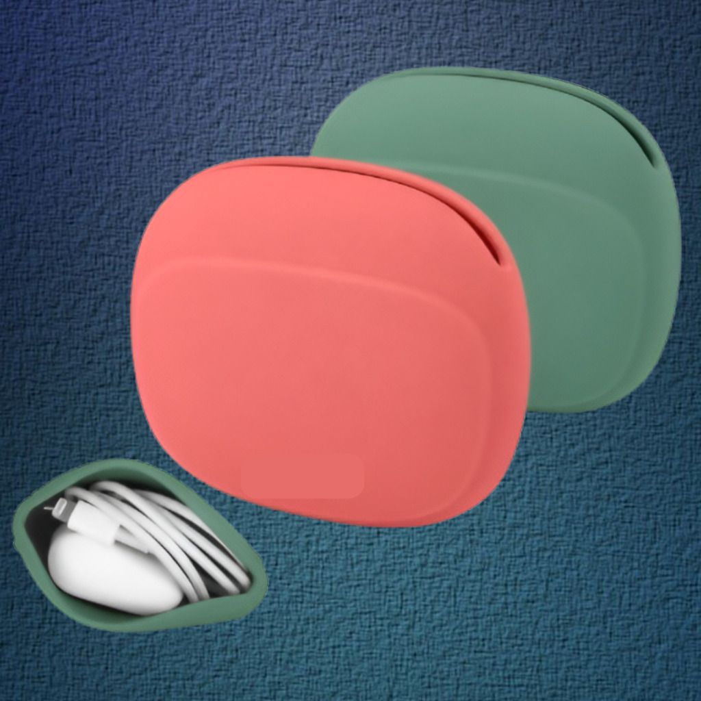 DHYANAMJI Soft Silicone Cable Organizer Wallet for Chargers Earphones and USBs Earphone Cable Organizer-image-24