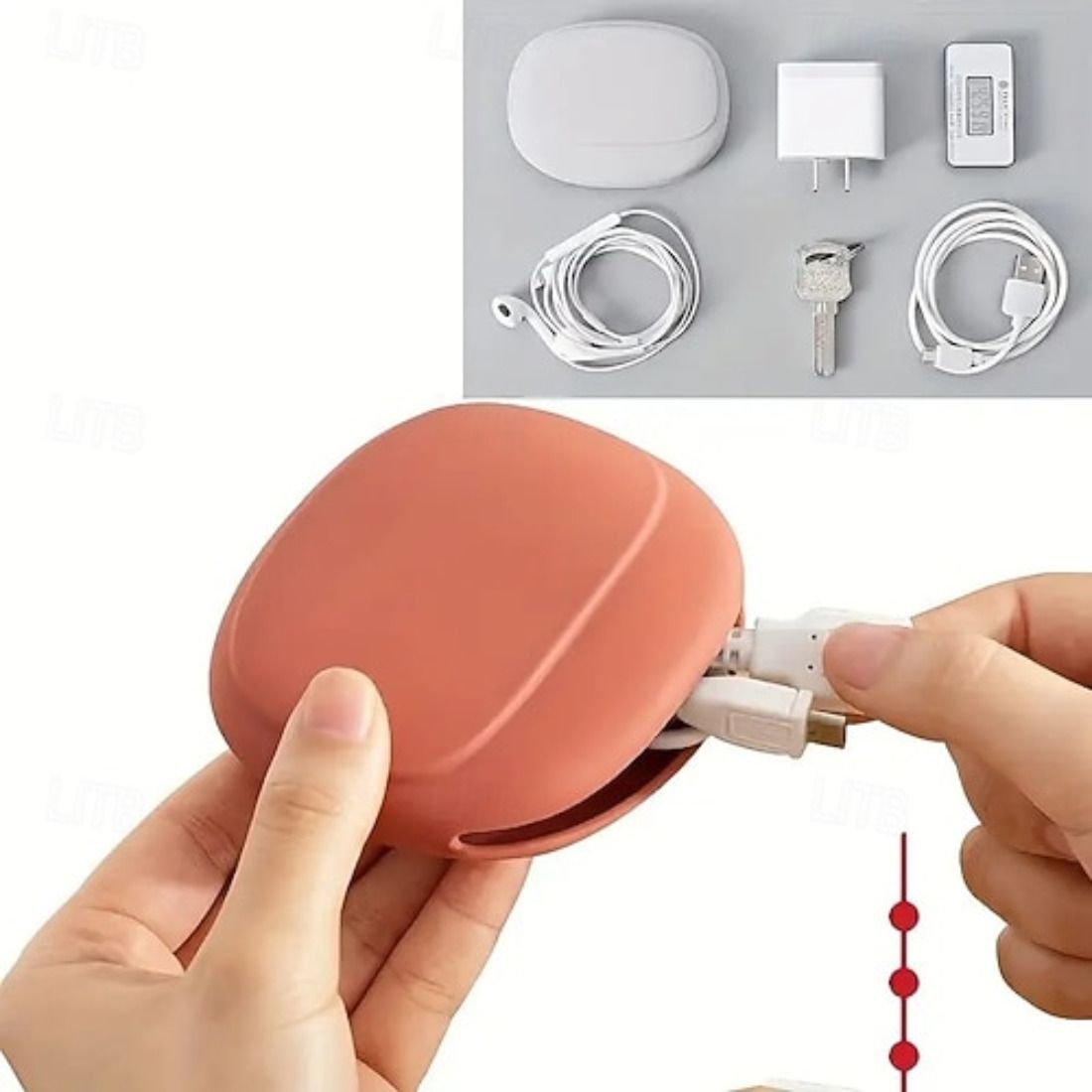 pareek ECO-3P-001 Earphone Cable Organizer-image-6