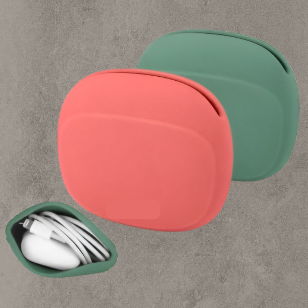 DHYANAMJI Flexible Silicone Cable Pouch for Organized Wire and Charger Storage Earphone Cable Organizer-image-14
