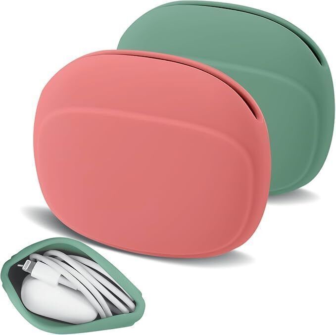 VRAJDHAM Silicone Organizer Bag Data Cable Storage Case Portable Earphone Cable Organizer-image-8