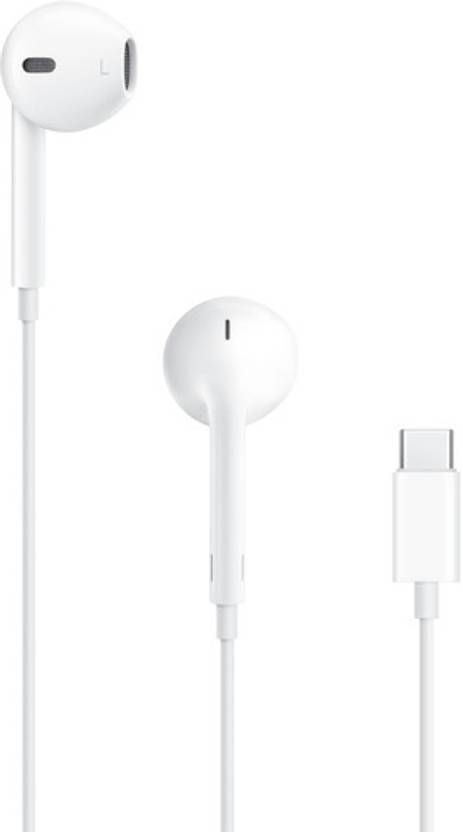 Rv7 EarPods with USB-C Connector | Wired In-Ear Headphones with Mic (White) Earphone Cable Organizer-image-5