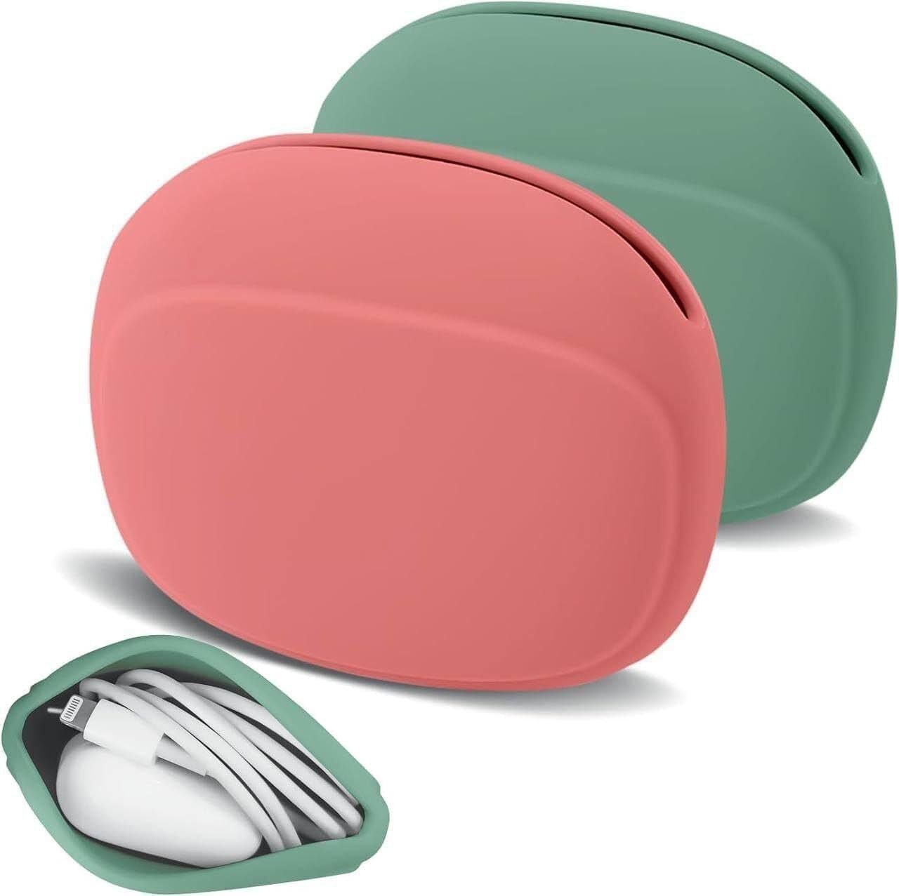 Akshar Impex Silicone Data Cable Storage Case Earphone Cable Organizer-image-33