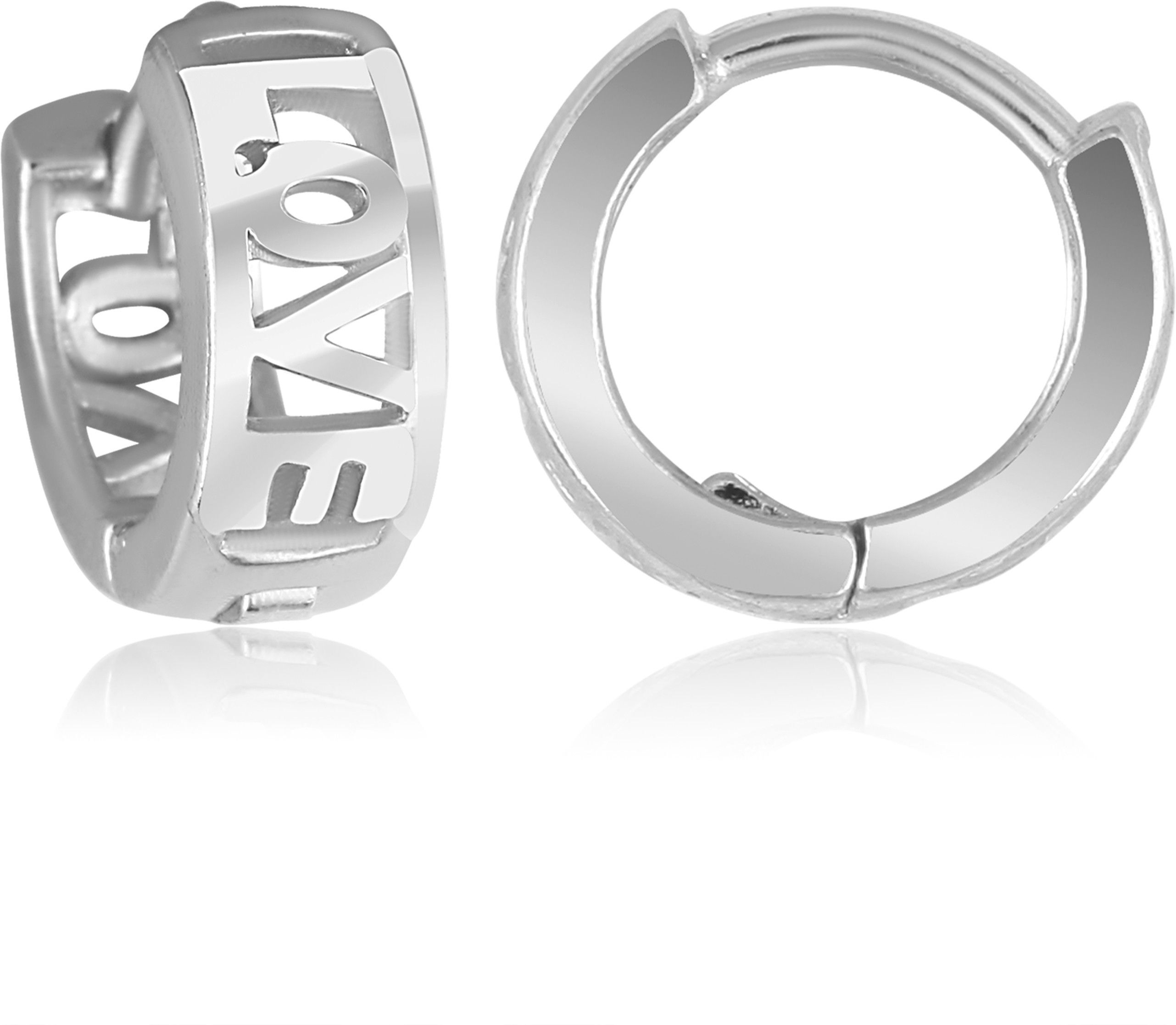 Love jewelry Valentine Clip on Silver Earring For Girls Stylish Tops Bali Brass Drops & Danglers-image-6