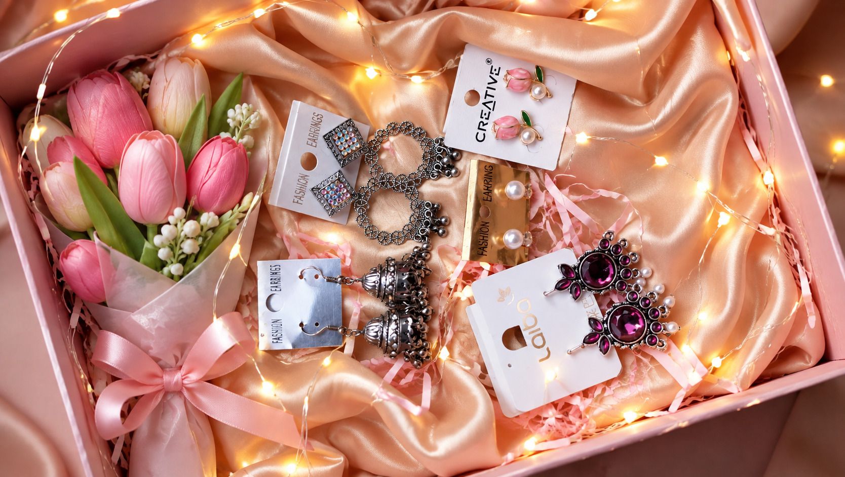 sn accessories earings-gift-pack-A Silver Drops & Danglers, Stud Earring, Jhumki Earring-picture-13