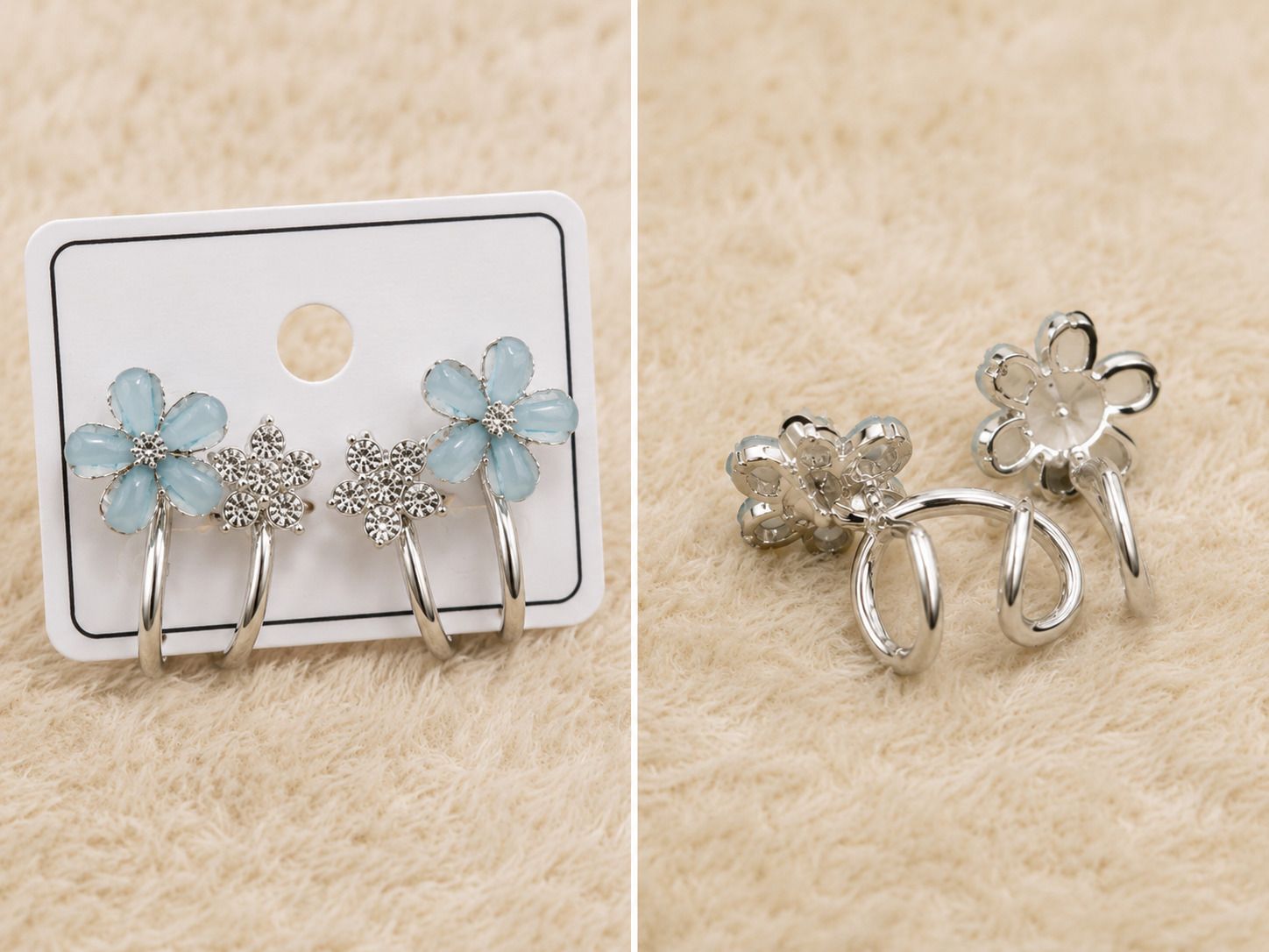 leekshana house of cottons earrings_001 Aluminum, Metal Stud Earring, Drops & Danglers-picture-11