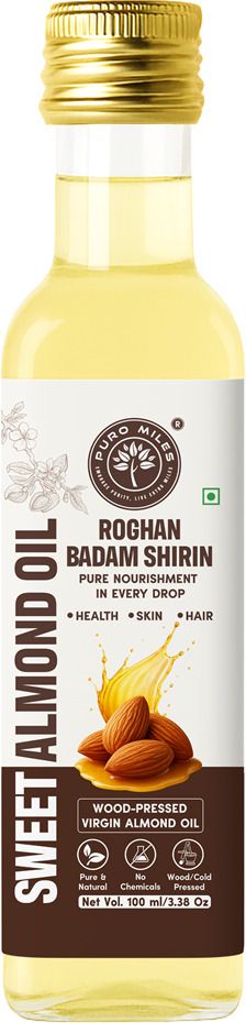 Almond Oil | Cold Press Badam Ka Tel | Rogan Badaam for Skin Hair & Health| Baby Hair Oil-image-9