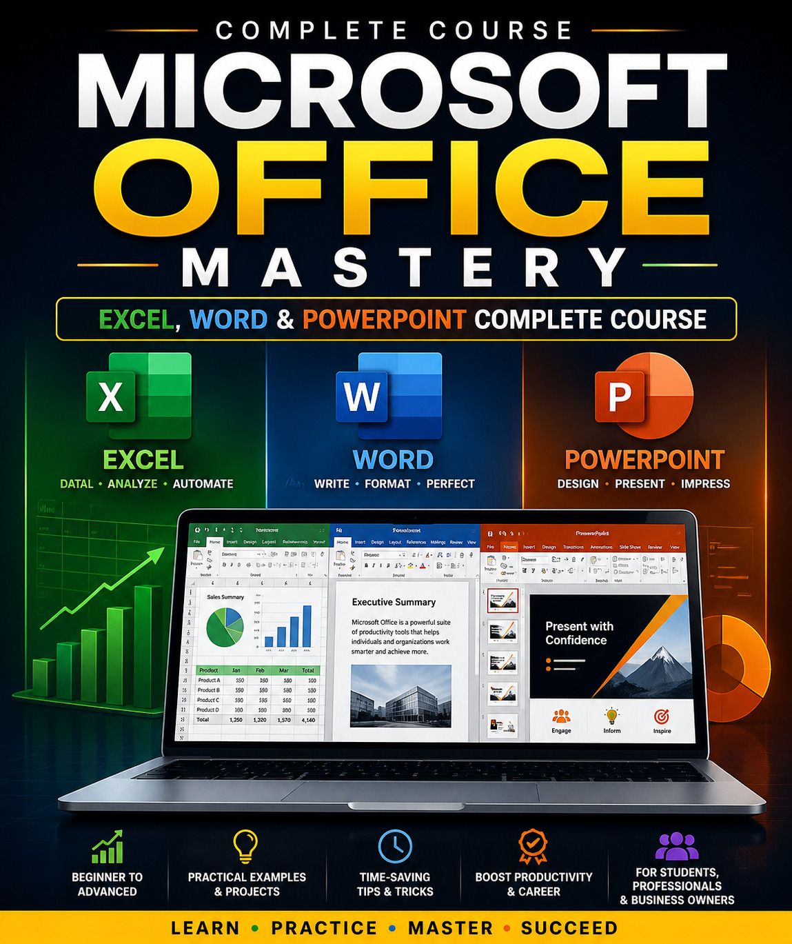 gurpreet nutrition Master Microsoft Office: Excel, Word & PowerPoint Complete Course-picture-38