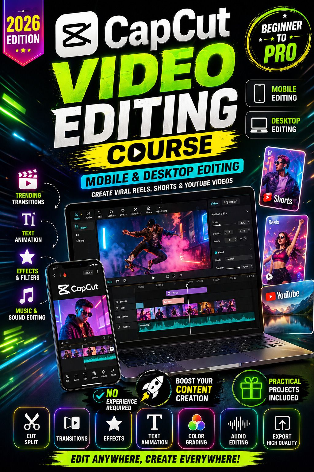 gurpreet nutrition CapCut Video Editing Course for Mobile & Desktop Beginners to Pro-picture-11