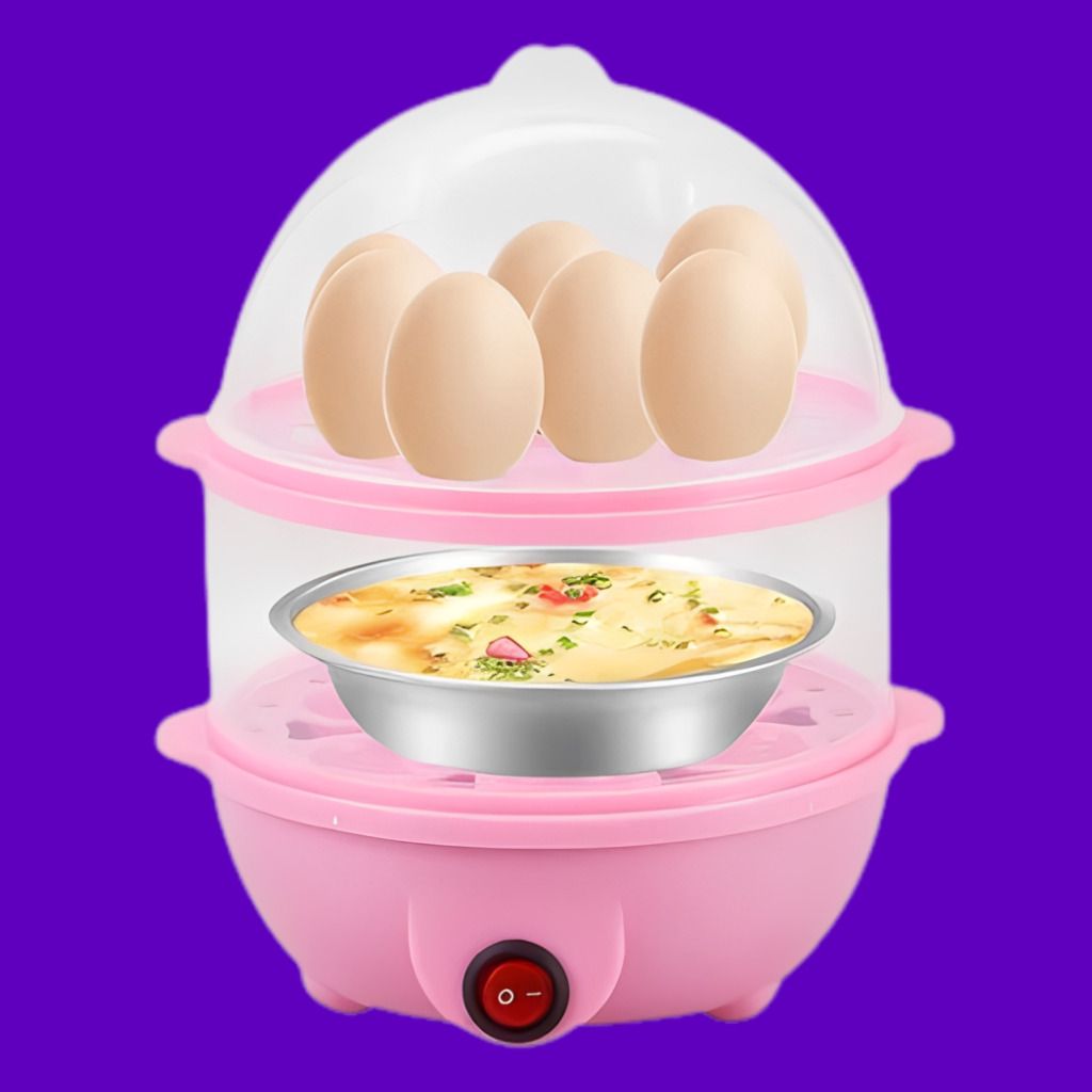 Electric Kitchen Egg Cooker for Healthy Breakfast Preparation Compact Egg Boiler Machine for Healthy Steam Cooked Breakfast Egg Cooker-image-43