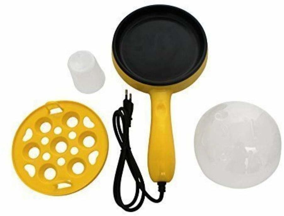 single Layer Egg Boiler 7 Egg Electric Cooker 123 Round Electric Pan-image-24