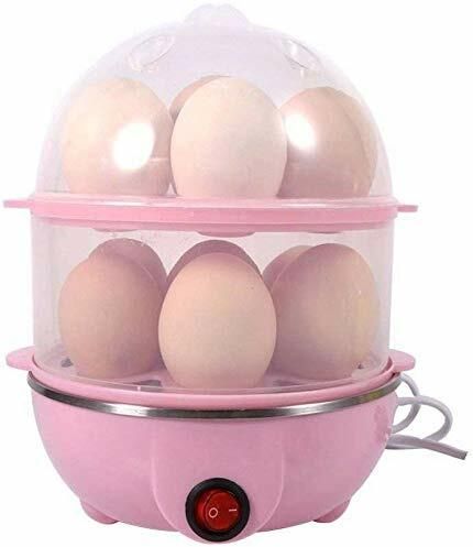Double Layer Egg Boiler Electric Automatic Off 14 Egg Poacher for Steaming, Cooking, Boiling and Frying Double Layer Electric Egg Boiler, Cooker, Poacher and Milk Boiler Egg Cooker-image-25