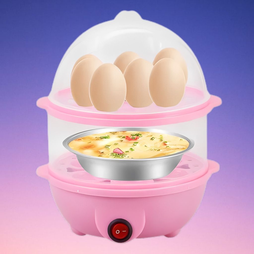 rdomi Electric Egg Cooking Appliance with Transparent Steam Dome Lid Electric Egg Boiler with Healthy Steam Cooking and Easy Operation Egg Cooker-picture-39