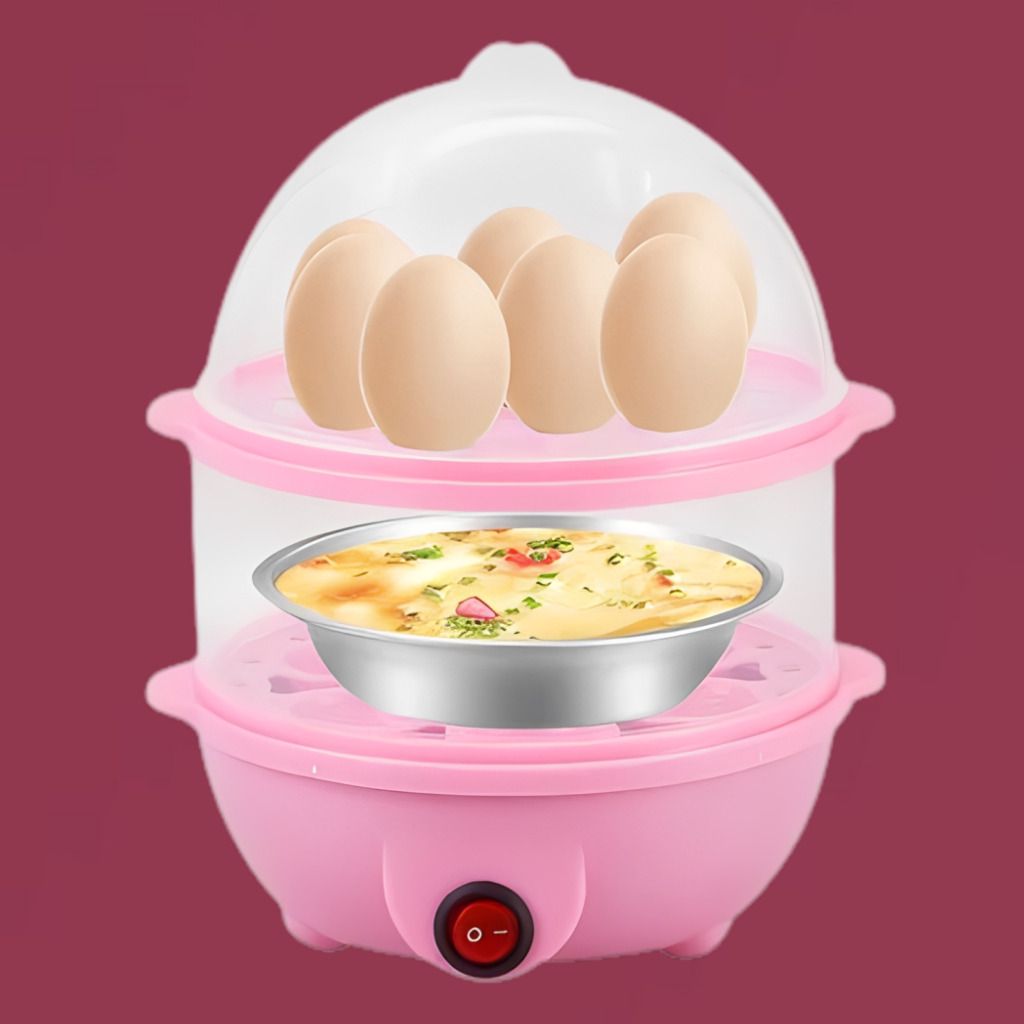 rdomi Multi Use Electric Food Steamer with Egg Cooking Rack and Bowl Included Portable Egg Steamer for Boiling Eggs and Steaming Healthy Meals Egg Cooker-picture-34