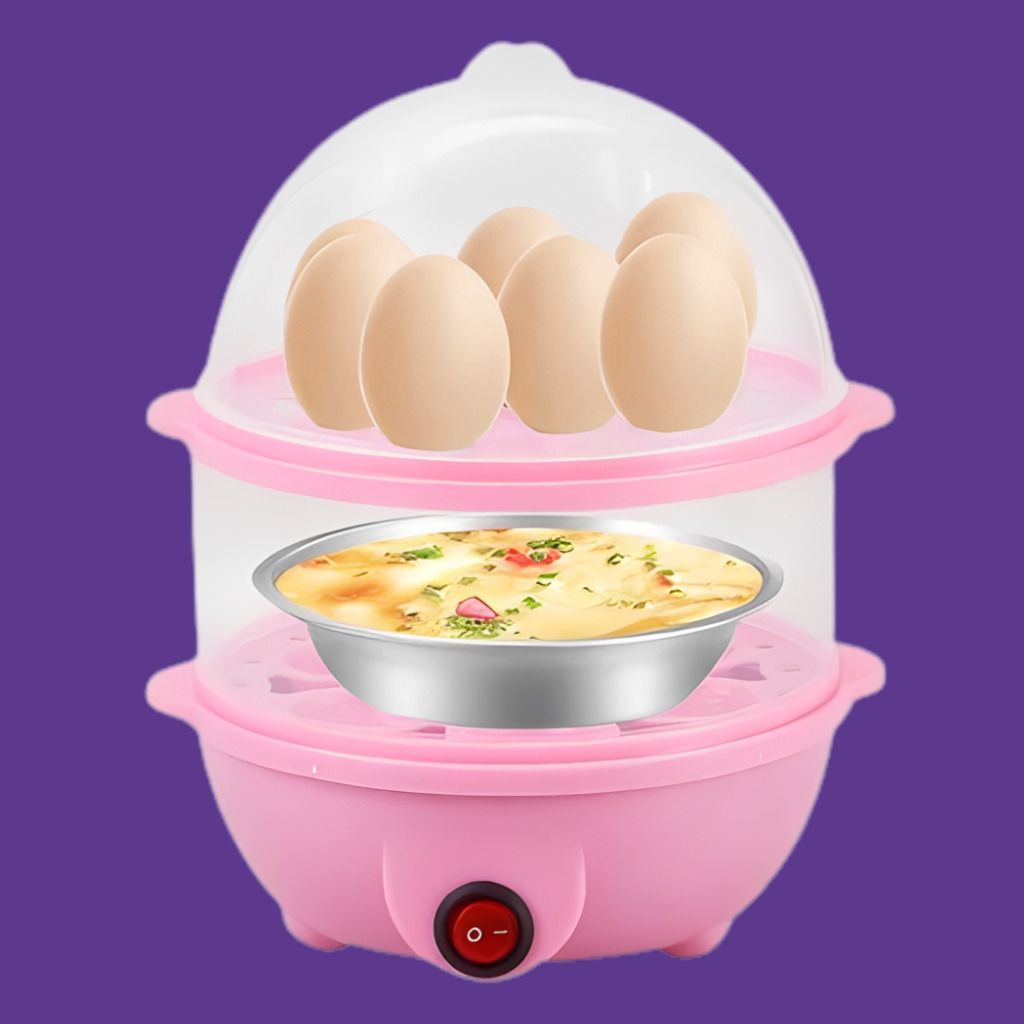 Electric Egg Steamer for Breakfast Vegetables and Light Meal Cooking Electric Egg Steamer with Compact Size for Easy Storage and Use Egg Cooker-image-12
