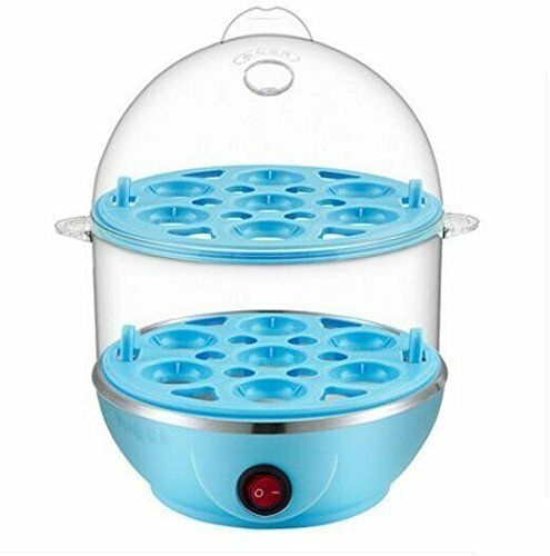 Double Layer Electric Egg Boiler -EGG Egg Cooker(14 EGGS) Egg Cooker Egg Boiler Electric Automatic Off 7 Egg Poacher for Steaming, Cooking Egg Cooker-image-30