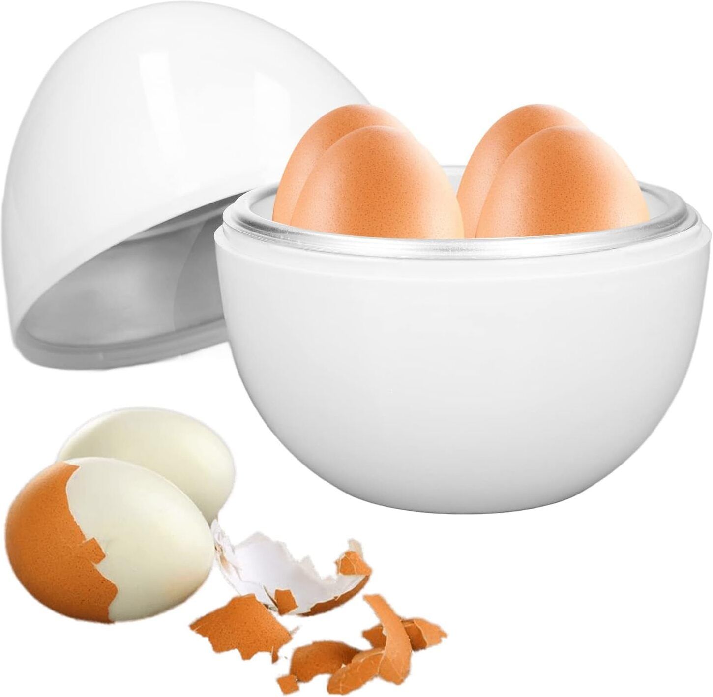 simois Microwave Egg Boiler Cooker 4 Egg Microwave Egg Boiler BPA Free Cooker Soft Medium Hard Eggs Maker Easy Use Egg Cooker-picture-38