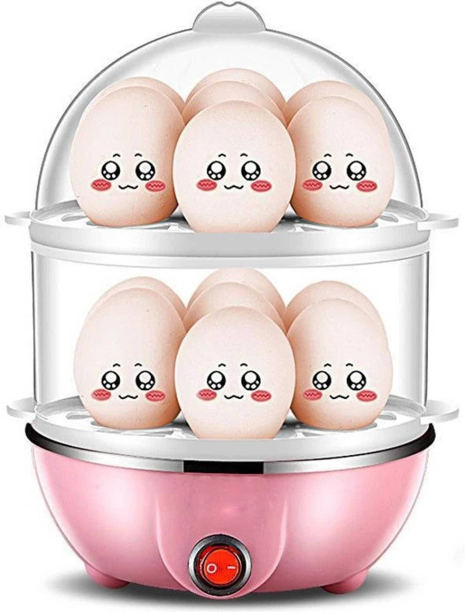 Double Layer Electric Egg Boiler EGG Egg Cooker EGG BoILER Egg Cooker (14 Eggs) Egg Cooker-image-34