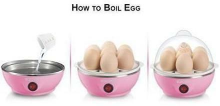 Electric Egg Boiler Cooker Egg Cooker, poacher Egg Cooker-image-20