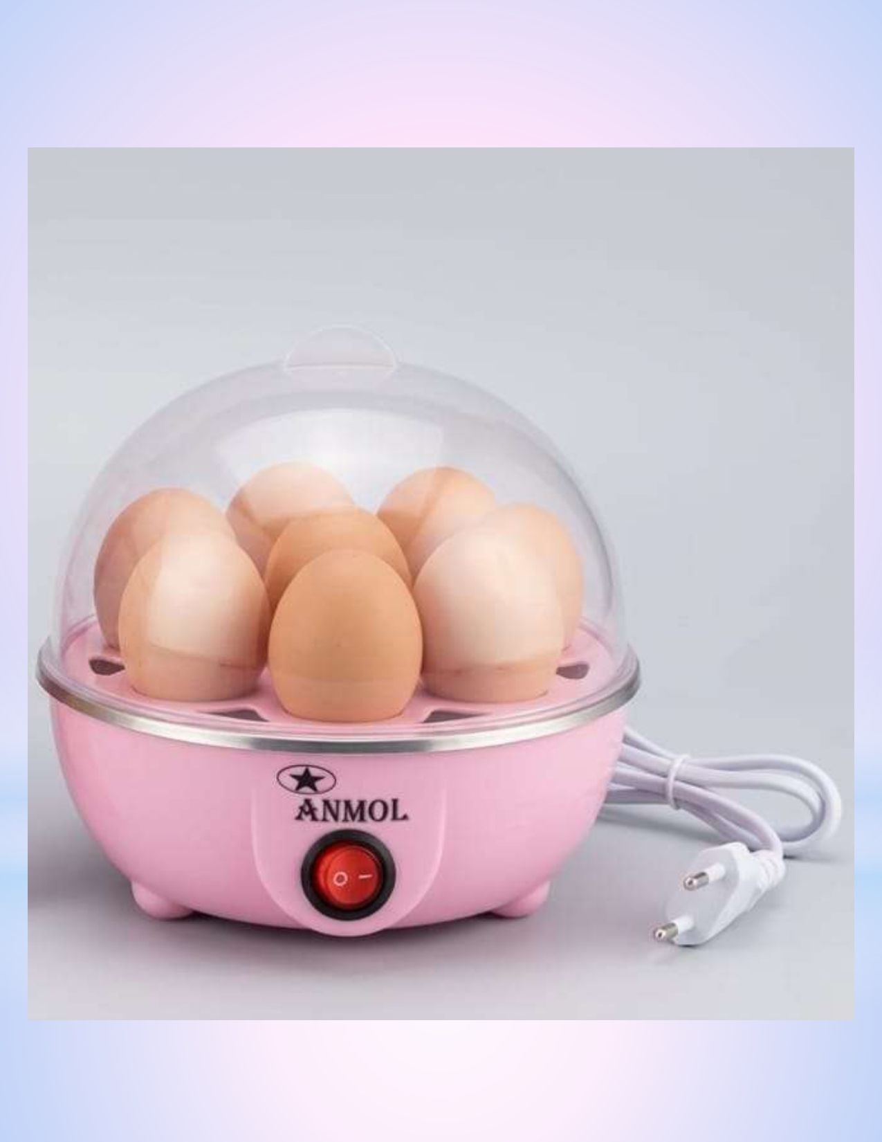 Automatic Off - Egg Poacher for Steaming, Cooking Boiling & Frying EGG COOKER 1 Egg Cooker-image-15