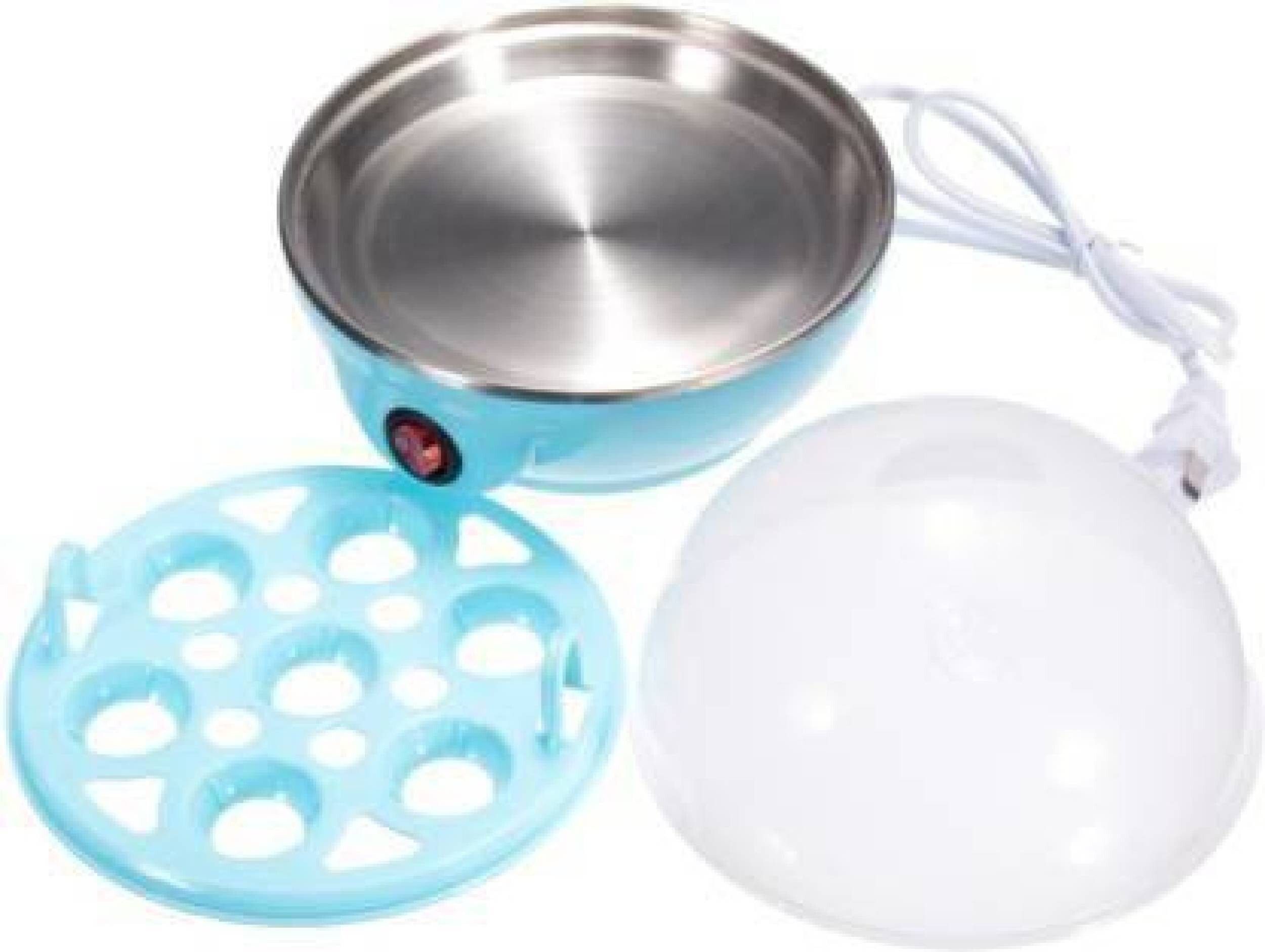 Stainless Steel Egg Cooker, momos steamer, Egg Boiler, Egg Poacher Electric, Egg Steamer, Egg Boiler Electric for Steaming, Cooking, 7 Boiling and Frying Egg Boiler Multi-function Electric Egg Cooker Boiler for easy boil and steam in home Steamer 05 Egg Cooker (7 Eggs) Egg Cooker-image-38