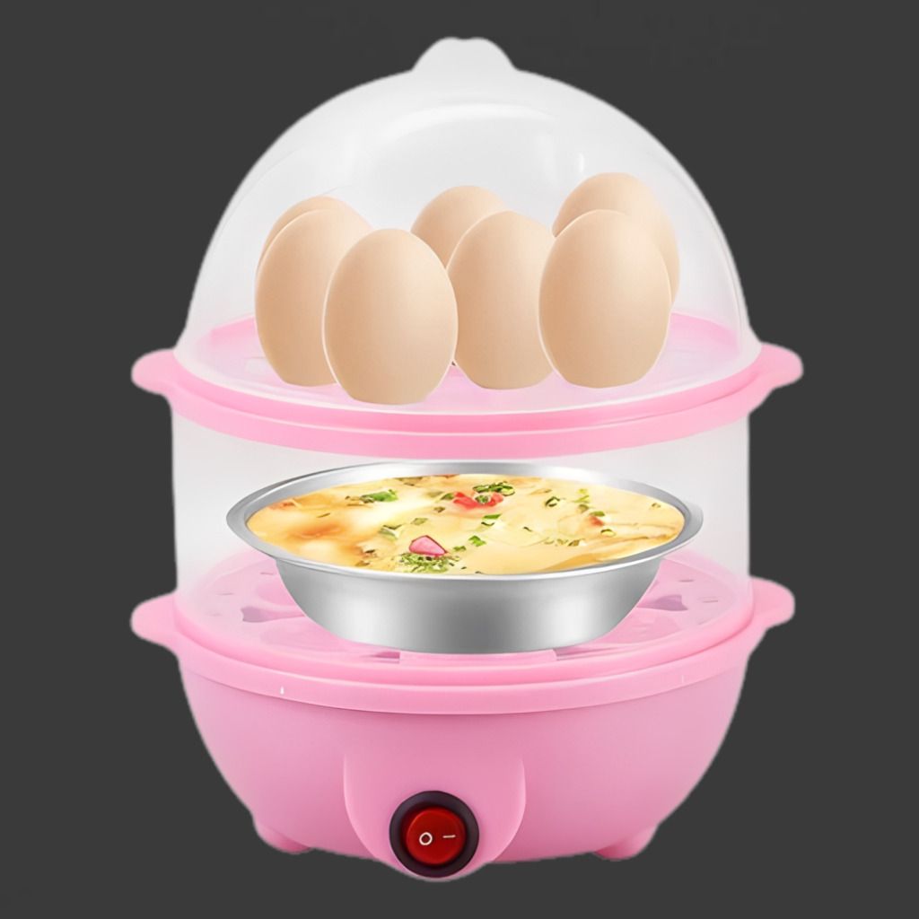 Portable Kitchen Food Steamer with Multi Purpose Egg Cooking Function Electric Food Steamer and Egg Cooker with Compact Countertop Design Egg Cooker-image-43