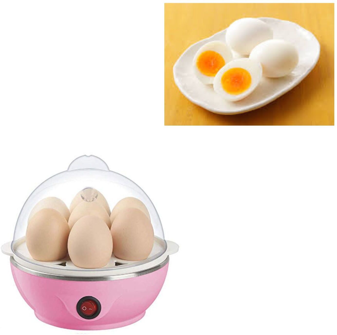 Egg Boiler Electric Automatic Off 7 Egg For Steaming, Cooking,Boiling@ Egg Boiling. Egg Cooker-image-11